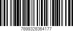 Código de barras (EAN, GTIN, SKU, ISBN): '7899328364177'
