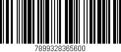 Código de barras (EAN, GTIN, SKU, ISBN): '7899328365600'