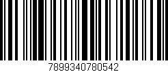 Código de barras (EAN, GTIN, SKU, ISBN): '7899340780542'