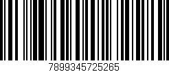 Código de barras (EAN, GTIN, SKU, ISBN): '7899345725265'