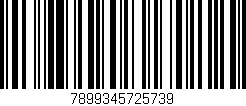 Código de barras (EAN, GTIN, SKU, ISBN): '7899345725739'
