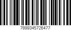 Código de barras (EAN, GTIN, SKU, ISBN): '7899345726477'