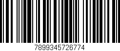 Código de barras (EAN, GTIN, SKU, ISBN): '7899345726774'