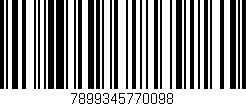 Código de barras (EAN, GTIN, SKU, ISBN): '7899345770098'