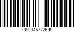 Código de barras (EAN, GTIN, SKU, ISBN): '7899345772689'