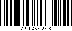 Código de barras (EAN, GTIN, SKU, ISBN): '7899345772726'
