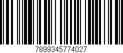 Código de barras (EAN, GTIN, SKU, ISBN): '7899345774027'
