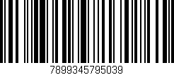 Código de barras (EAN, GTIN, SKU, ISBN): '7899345795039'