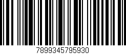 Código de barras (EAN, GTIN, SKU, ISBN): '7899345795930'