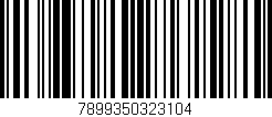 Código de barras (EAN, GTIN, SKU, ISBN): '7899350323104'