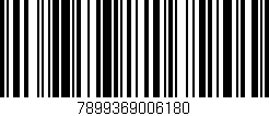 Código de barras (EAN, GTIN, SKU, ISBN): '7899369006180'