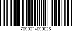 Código de barras (EAN, GTIN, SKU, ISBN): '7899374890026'