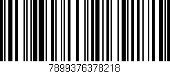 Código de barras (EAN, GTIN, SKU, ISBN): '7899376378218'