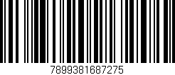 Código de barras (EAN, GTIN, SKU, ISBN): '7899381687275'
