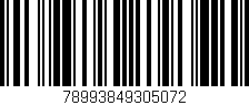 Código de barras (EAN, GTIN, SKU, ISBN): '78993849305072'