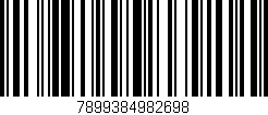 Código de barras (EAN, GTIN, SKU, ISBN): '7899384982698'