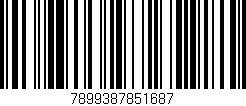 Código de barras (EAN, GTIN, SKU, ISBN): '7899387851687'