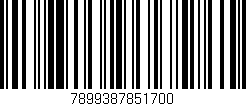 Código de barras (EAN, GTIN, SKU, ISBN): '7899387851700'