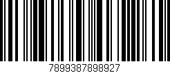 Código de barras (EAN, GTIN, SKU, ISBN): '7899387898927'
