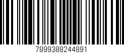 Código de barras (EAN, GTIN, SKU, ISBN): '7899388244891'