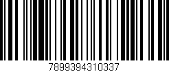 Código de barras (EAN, GTIN, SKU, ISBN): '7899394310337'