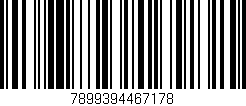 Código de barras (EAN, GTIN, SKU, ISBN): '7899394467178'