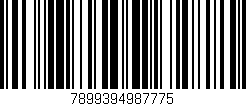 Código de barras (EAN, GTIN, SKU, ISBN): '7899394987775'