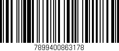 Código de barras (EAN, GTIN, SKU, ISBN): '7899400863178'