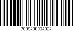 Código de barras (EAN, GTIN, SKU, ISBN): '7899400904024'