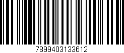 Código de barras (EAN, GTIN, SKU, ISBN): '7899403133612'