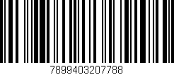 Código de barras (EAN, GTIN, SKU, ISBN): '7899403207788'