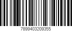 Código de barras (EAN, GTIN, SKU, ISBN): '7899403209355'