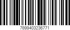 Código de barras (EAN, GTIN, SKU, ISBN): '7899403236771'