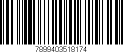 Código de barras (EAN, GTIN, SKU, ISBN): '7899403518174'
