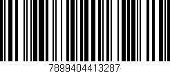 Código de barras (EAN, GTIN, SKU, ISBN): '7899404413287'