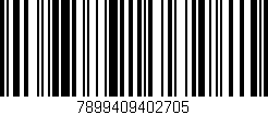 Código de barras (EAN, GTIN, SKU, ISBN): '7899409402705'