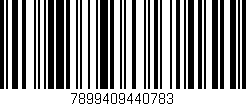 Código de barras (EAN, GTIN, SKU, ISBN): '7899409440783'