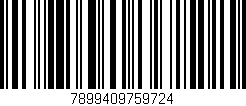 Código de barras (EAN, GTIN, SKU, ISBN): '7899409759724'