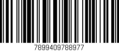 Código de barras (EAN, GTIN, SKU, ISBN): '7899409788977'