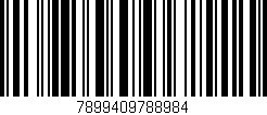 Código de barras (EAN, GTIN, SKU, ISBN): '7899409788984'