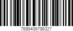 Código de barras (EAN, GTIN, SKU, ISBN): '7899409798327'