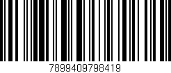 Código de barras (EAN, GTIN, SKU, ISBN): '7899409798419'
