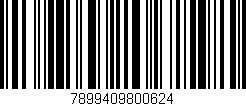 Código de barras (EAN, GTIN, SKU, ISBN): '7899409800624'