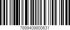 Código de barras (EAN, GTIN, SKU, ISBN): '7899409800631'