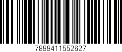 Código de barras (EAN, GTIN, SKU, ISBN): '7899411552627'