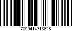 Código de barras (EAN, GTIN, SKU, ISBN): '7899414716675'
