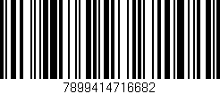 Código de barras (EAN, GTIN, SKU, ISBN): '7899414716682'