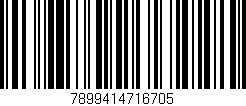 Código de barras (EAN, GTIN, SKU, ISBN): '7899414716705'