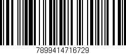 Código de barras (EAN, GTIN, SKU, ISBN): '7899414716729'