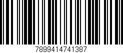 Código de barras (EAN, GTIN, SKU, ISBN): '7899414741387'